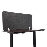 OFFICE AND OFFICE SUPPLIES | GN1 LUDS55241A 54.5 in. x 1 in. x 23.5 in. Polyester Desk Screen Cubicle Panel and Office Partition Privacy Screen - Ash