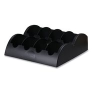BREAKROOM SUPPLIES | FLAVIA 13.6 in. x 13 in. x 4.4 in. 8-Compartment Small Merchandiser - Black