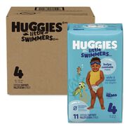 PRODUCTS | Huggies 24 lbs. to 34 lbs. Little Swimmers - Size 4/Blue (8/Carton)