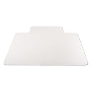 OFFICE FURNITURE ACCESSORIES | Deflecto CM11112 EconoMat 36 in. x 48 in. Occasional Use Lipped Chair Mat for Low Pile Carpet - Clear