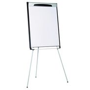 EASELS | MasterVision 39 in. - 72 in. High Tripod Extension Bar Magnetic Dry-Erase Easel - Black/Silver