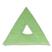 MOPS | Unger UNGSRPD1 10.25 in. x 9 in. Glass Cleaning Pads - Green (5/Pack)