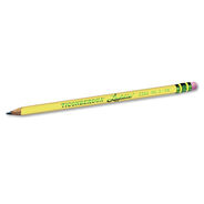 PENCILS | Dixon Ticonderoga Laddie HB (No. 2) Woodcase Pencil with Microban Protection - Black Lead/Yellow Barrel (1-Dozen)
