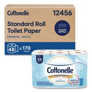 CLEANING AND SANITATION | Cottonelle 12456 Septic Safe Clean Care Bathroom Tissue - White (48-Rolls/Carton)