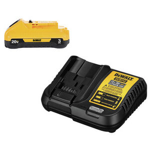 BATTERIES AND CHARGERS | Dewalt 20V MAX 3 Ah Lithium-Ion Compact Battery and Charger Starter Kit