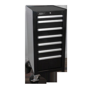 PRODUCTS | Homak 18 in. H2Pro Series 7 Drawer Side Cabinet (Black)