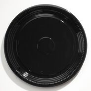 FOOD TRAYS CONTAINERS LIDS | WNA 25-Piece/Carton CaterLine Casuals 18 in. Thermoformed Platters - Black