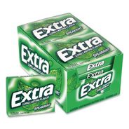 FOOD AND SNACKS | Green Rabbit 022000159540 Extra Spearmint Sugar-Free Gum - Spearmint (10/Carton)