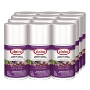 ODOR CONTROL | Claire 7 oz. Aerosol Spray Metered Air Freshener - Mulberry Scent (12/Carton)
