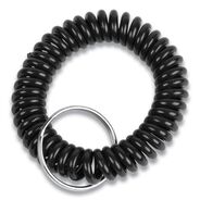 PRODUCTS | CONTROLTEK Wrist Key Coil Key Organizers - Black (12/Pack)