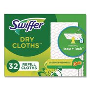 CLEANING CLOTHS | Swiffer 8 x 10.4 Dry Refill Cloths - White (4/Carton)