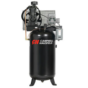 PRODUCTS | Campbell Hausfeld 5 HP Two-Stage 80 Gallon Oil-Lube 3 Phase Stationary Vertical Air Compressor