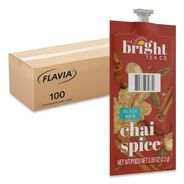 TEA | FLAVIA 48021 0.09 oz. Pouch The Bright Tea Co. Freshpack - Chai Spice (100/Carton)