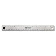 RULERS AND YARDSTICKS | Westcott 12 in. Standard/Metric Stainless Steel Office Ruler With Non Slip Cork Base