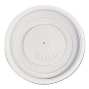 CUPS AND LIDS | SOLO VL34R-0007 Polystyrene Vented Hot Cup Lids Fits 4 oz Cups - White (100/Pack, 10 Packs/Carton)