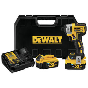 IMPACT DRIVERS | Dewalt DCF888P2BT 20V MAX XR 5.0 Ah Cordless Lithium-Ion Brushless Tool Connect 1/4 in. Impact Driver Kit