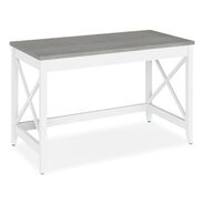 OFFICE DESKS AND WORKSTATIONS | Alera ALEWSF4824GY 47.24 in. x 23.62 in. x 29.53 in. Farmhouse Writing Desk - Gray