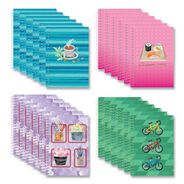 PRODUCTS | Roaring Spring 12511 7 in. x 5 in. 80-Sheets 1-Subject Medium/College Rule Lifenotes Wirebound Notebook - Assorted Cover Colors (24/Carton)
