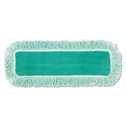  | Rubbermaid Commercial 18 in. Microfiber Dust Pad with Fringe - Green (6/Carton)