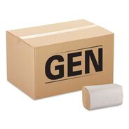 PAPER AND DISPENSERS | GEN GENSF5001K 1-Ply 9 in. x 9.25 in. Single-Fold Paper Towels - Kraft (334/Pack, 12 Packs/Carton)