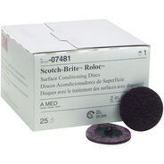 POWER TOOLS | 3M 7481 2 in. Scotch-Brite Roloc Maroon Medium Surface Conditioning Disc