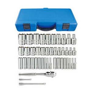  | KT PRO 44-Piece 1/4 in. Drive SAE/Metric 6 Point Socket Wrench Set