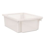 DESK ACCESSORIES AND OFFICE ORGANIZERS | HON Flagship 12.75 in. x 16 in. x 6 in. 1 Section Storage Bins - Translucent White