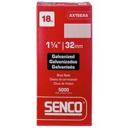 NAILS | SENCO (5000/Box) 1-1/4 in. 18 Gauge Galvanized Finish Brad Nails