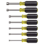 HAND TOOL SETS | Klein Tools 7-Piece 3 in. Shaft Magnetic Nut Drivers Set