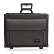 OFFICE AND OFFICE SUPPLIES | SOLO Classic Recycled Rolling Catalog Case Fits Device Up to 17.3-in 9.31 x 9.31 x 16.14 Gray/Black