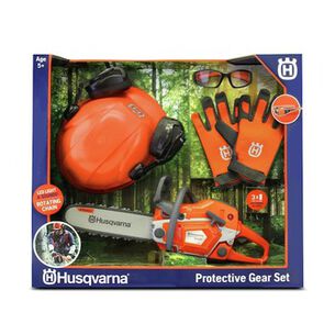 PRODUCTS | Husqvarna 550XP Toy Chainsaw and Protective Gear Kit