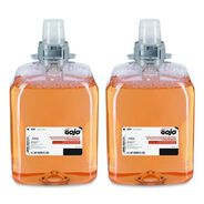 SKIN CARE AND HYGIENE | GOJO Industries 5262-02 2,000 mL Luxury Foam Antibacterial Handwash Refill - Fresh Fruit Scent (2/Carton)
