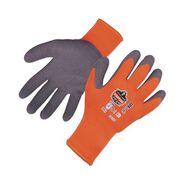 WORK GLOVES | Ergodyne ProFlex 7401 Coated Lightweight Winter Gloves - Medium Orange (1-Pair)