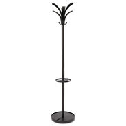 PRODUCTS | Alba 13.75w x 13.75d x 66.25h Brio Coat Stand - Black