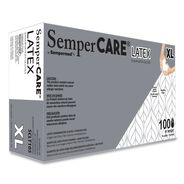 CLEANING AND SANITATION | SemperCare Latex Gloves - Cream/X-Large (1000/Carton)