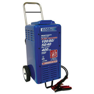 BATTERY AND ELECTRIC TESTERS | Associated Equipment 6002B 6V/12V/18V/24V Heavy-Duty Commercial Battery Charger