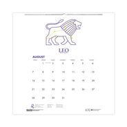 OFFICE AND OFFICE SUPPLIES | House of Doolittle 11 in. x 14 in. 12-Month (Aug 2025-Jul 2026) Recycled Academic Zodiac Wall Calendar - Multicolor Sheets