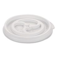 TABLETOP AND SERVEWARE | WinCup Slotted Plastic Lids for 8 oz to 10 oz Hot Cups and Bowls - White (1000/Carton)