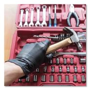 PRODUCTS | Ammex 5 mil Industrial Powder-Free Nitrile Gloves - XX-Large, Black (1000/Carton)