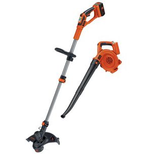 OUTDOOR POWER COMBO KITS | Black & Decker 40V MAX Lithium-Ion Cordless String Trimmer and Sweeper Kit (2 Ah)