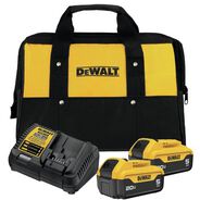 POWER TOOL ACCESSORIES | Factory Reconditioned Dewalt 20V MAX 5 Ah Lithium-Ion Batteries and 12V MAX - 20V MAX Charger Starter Kit
