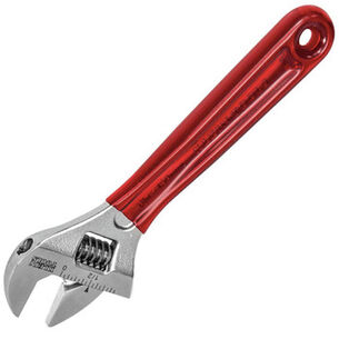 PRODUCTS | Klein Tools 6-1/2 in. Extra Capacity Adjustable Wrench - Transparent Red Handle