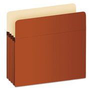 PRODUCTS | Pendaflex S24E 3.5 in. Expansion Letter Size Pocket File - Red Fiber