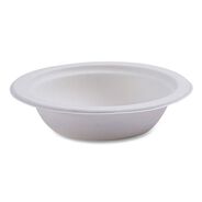 BOWLS AND PLATES | Eco-Products EP-BL12NFA 12 oz. Vanguard Renewable and Compostable Sugarcane Bowls - White (1000/Carton)