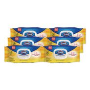 CLEANING TOOLS | Clorox 8 in. x 7 in. 1-Ply Easy Pull Pack Disinfecting Wipes - Lemon Scent White (6 Boxes/Carton)
