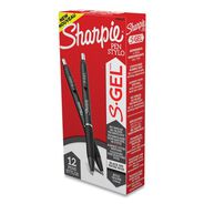 PRODUCTS | Sharpie S-Gel 2096149 S-Gel High-Performance Bold 1 mm Retractable Gel Pen - Black Ink/Barrel (1-Dozen)
