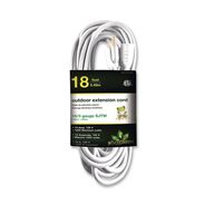 PRODUCTS | GoGreen Power GG-13718WH 16 AWG Outdoor Extension Cord, 18 ft, 13 A, White