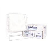 FOOD SERVICE | Inteplast Group PC657-SP 6.5 in. x 7 in. 0.5 mil Get Reddi Saddle Pack Poly Food Portion Bags - Clear (2000/Carton)