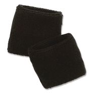 COOLING GEAR | Ergodyne Chill-Its 6500 One Size Fits Most Cotton Terry Wrist Cloth Sweatband - Black