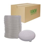 PRODUCTS | Eco-Products EP-BLRLID 7.93 in. x 0.6 in. Worldview 100% Recycled Content Lid - Clear (400/Carton)